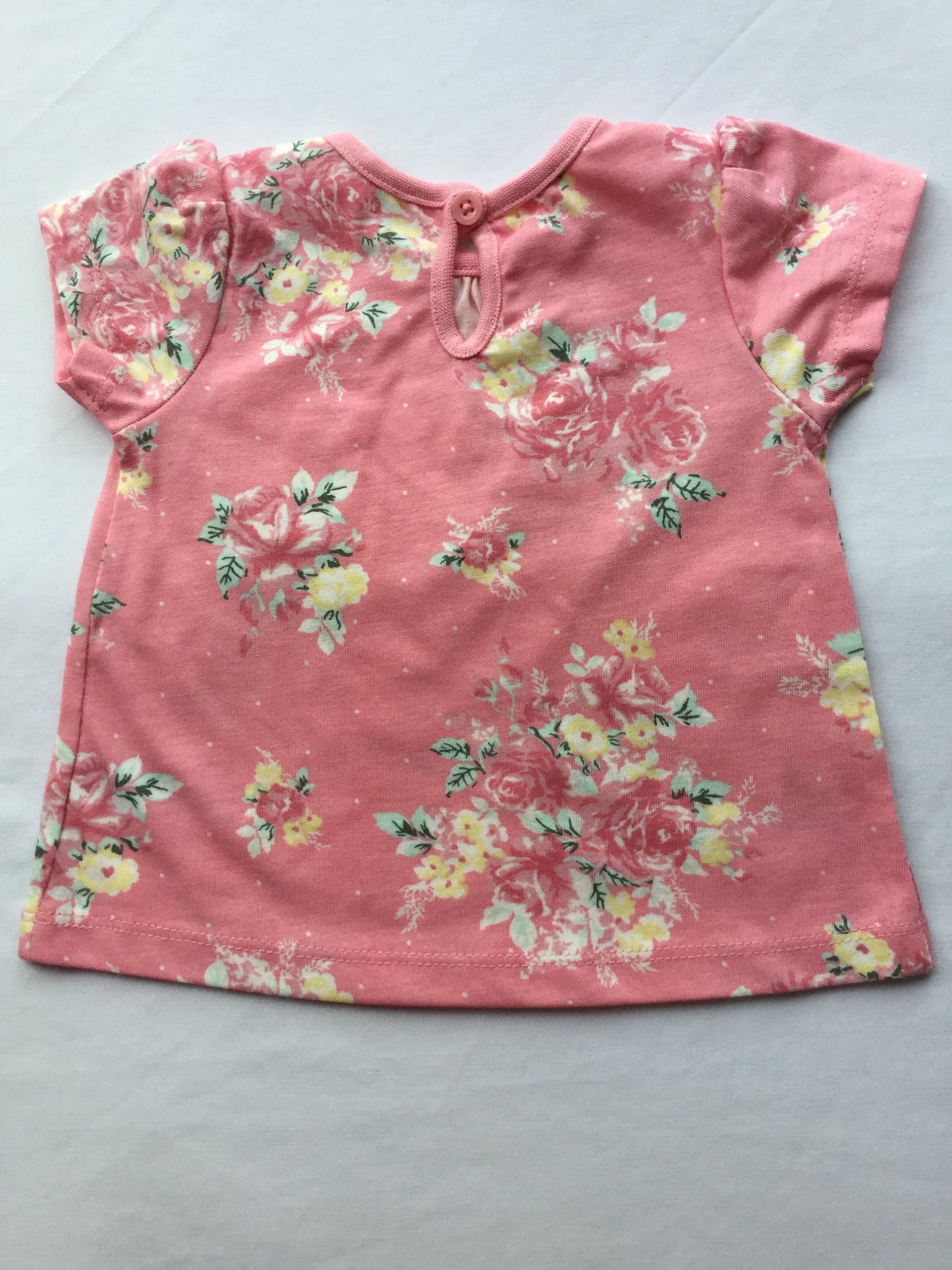 FLORAL TOP AND CREAM POLKA DOT KIDS