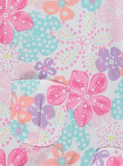 FLORAL ROMPER AND SUN HAT SET KIDS