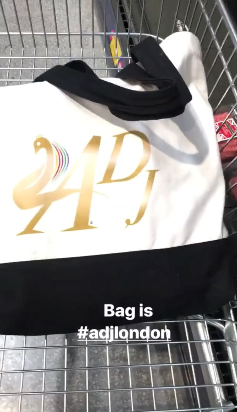 ADJ LONDON DESIGNER TOTE BAG PEEPING JANE