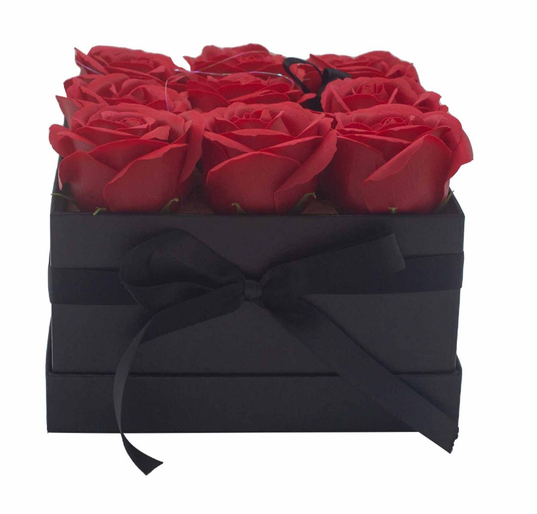 ROSE HEAD FLOWER SOAP IN DISPLAY BOX