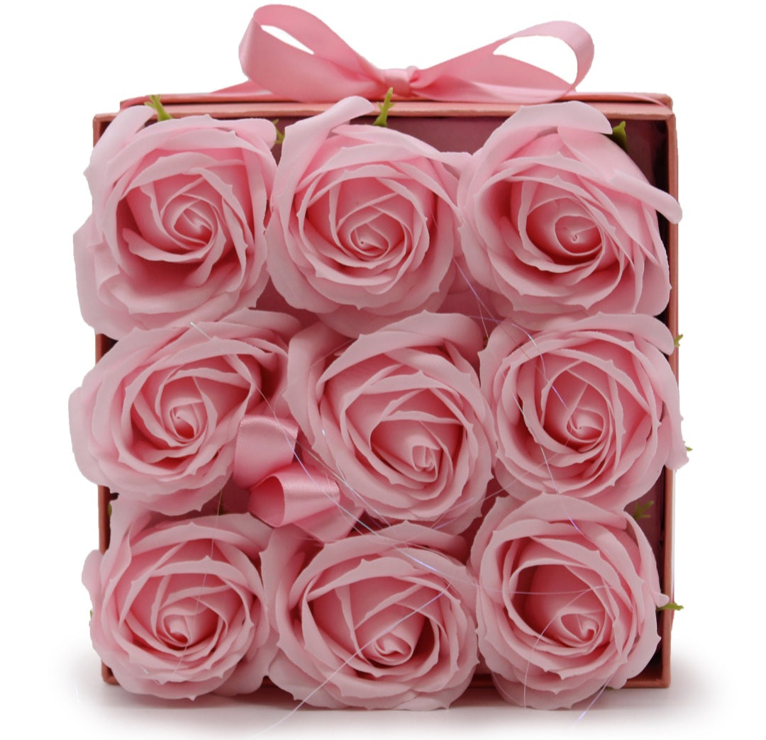 ROSE HEAD FLOWER SOAP IN DISPLAY BOX