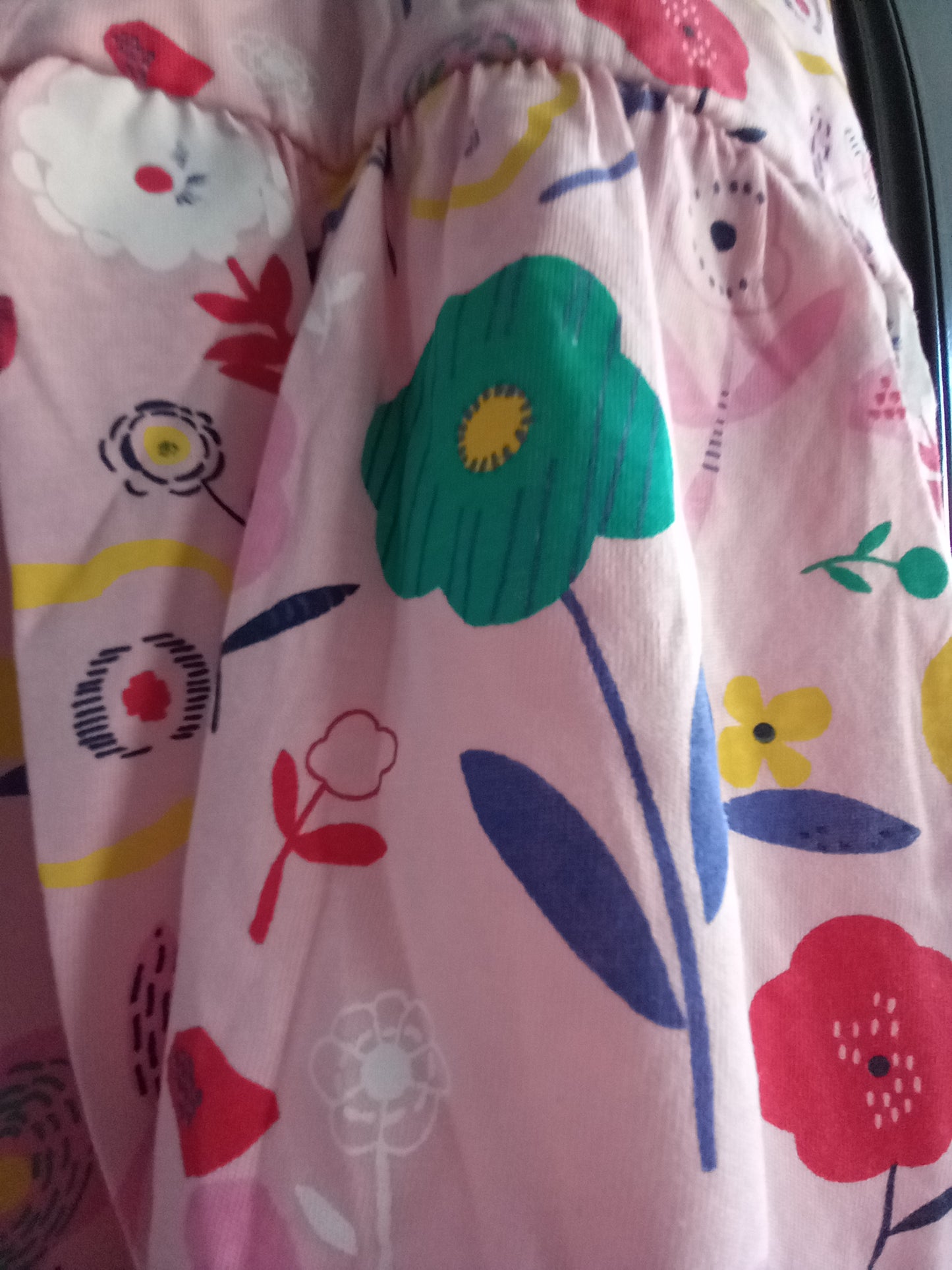BABY PINK FLORAL DAY DRESS