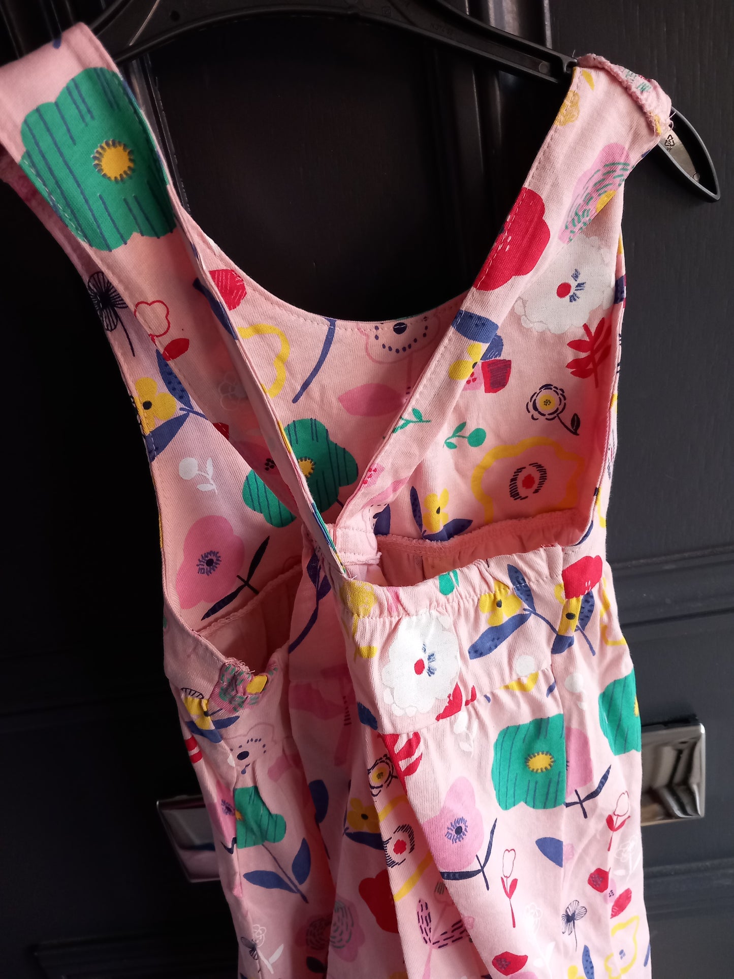 BABY PINK FLORAL DAY DRESS
