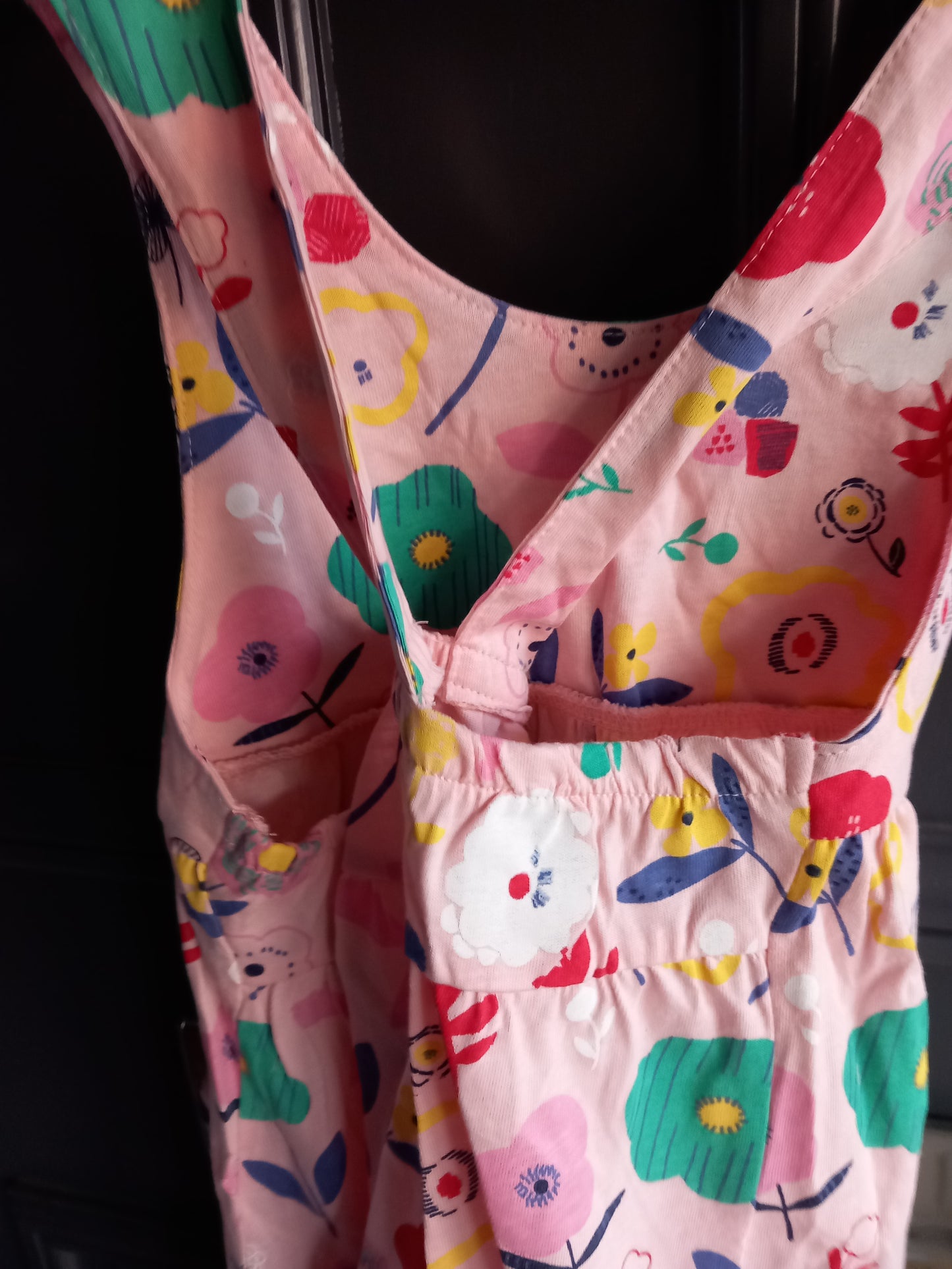 BABY PINK FLORAL DAY DRESS