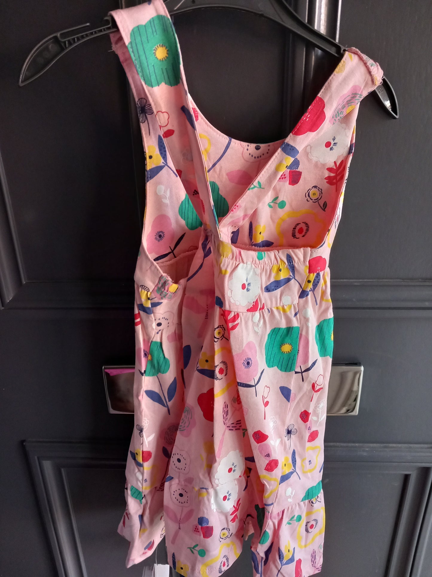 BABY PINK FLORAL DAY DRESS