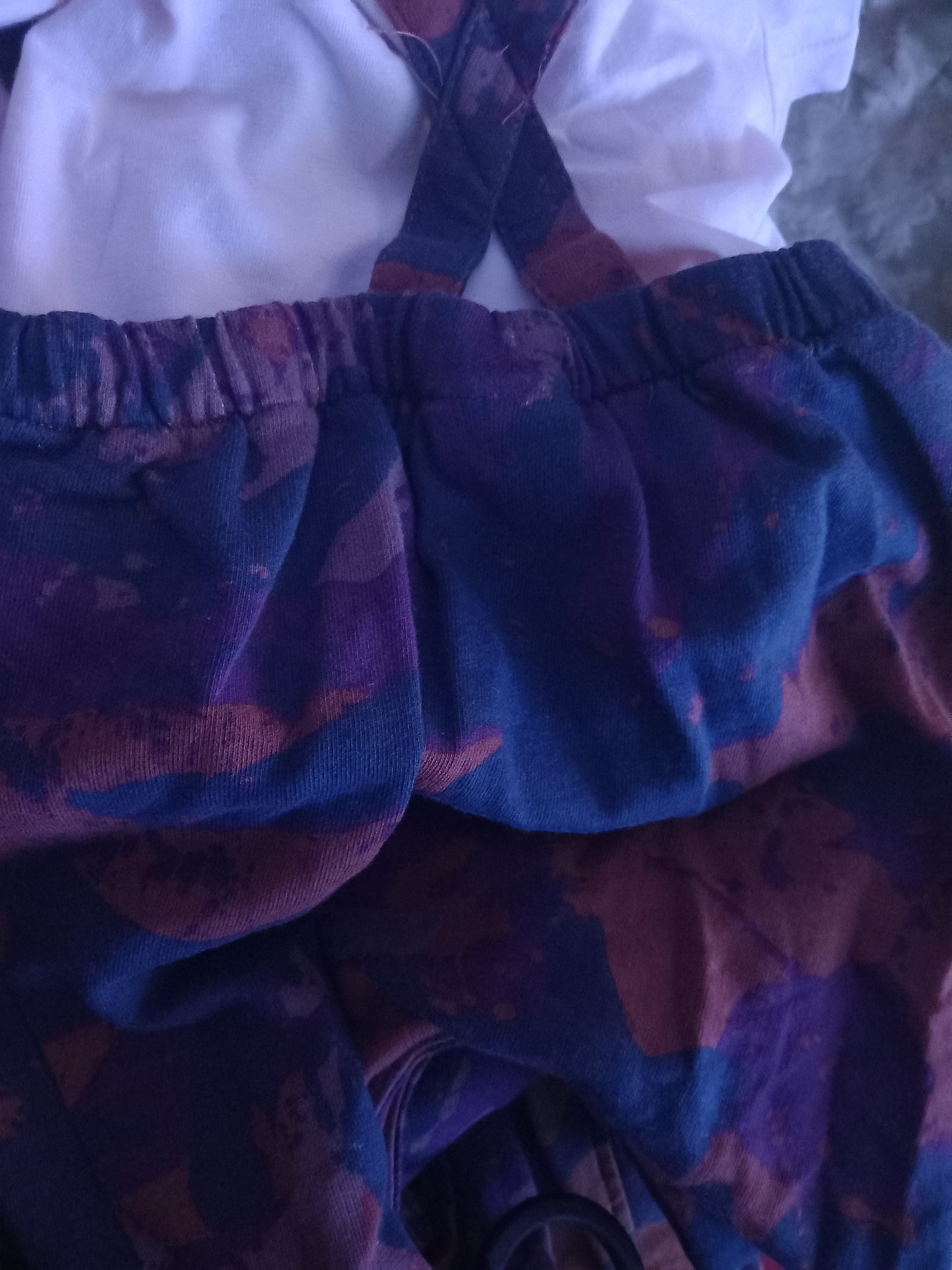BABY COLOUR SPLASH DUNGAREES