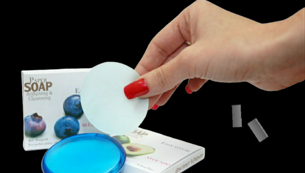 PAPER SOAP COMPACT HAND SKINCARE