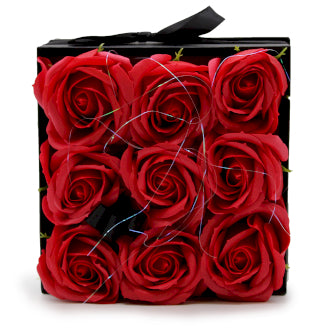 ROSE HEAD FLOWER SOAP IN DISPLAY BOX