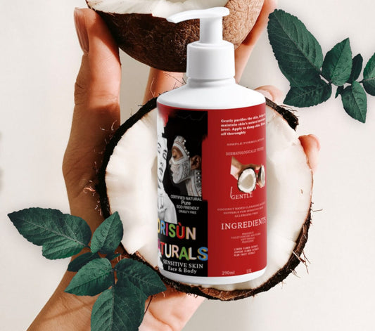 ORISÙN NATURALS LUXURY SENSITIVE SKIN FACE & BODY CLEANSER 290ml