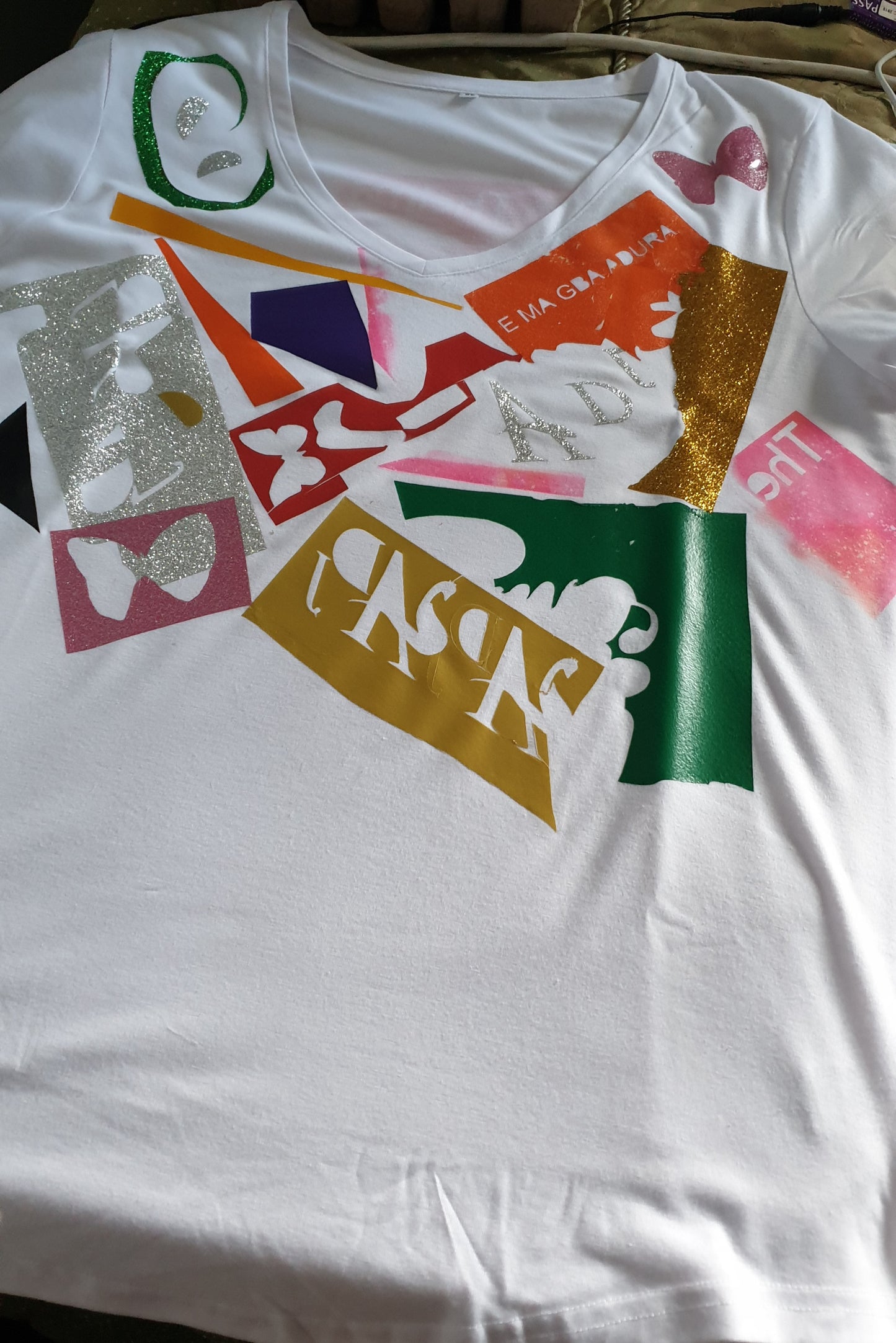 THELMA CUSTOM ARTISAN ABSTRACT T SHIRT