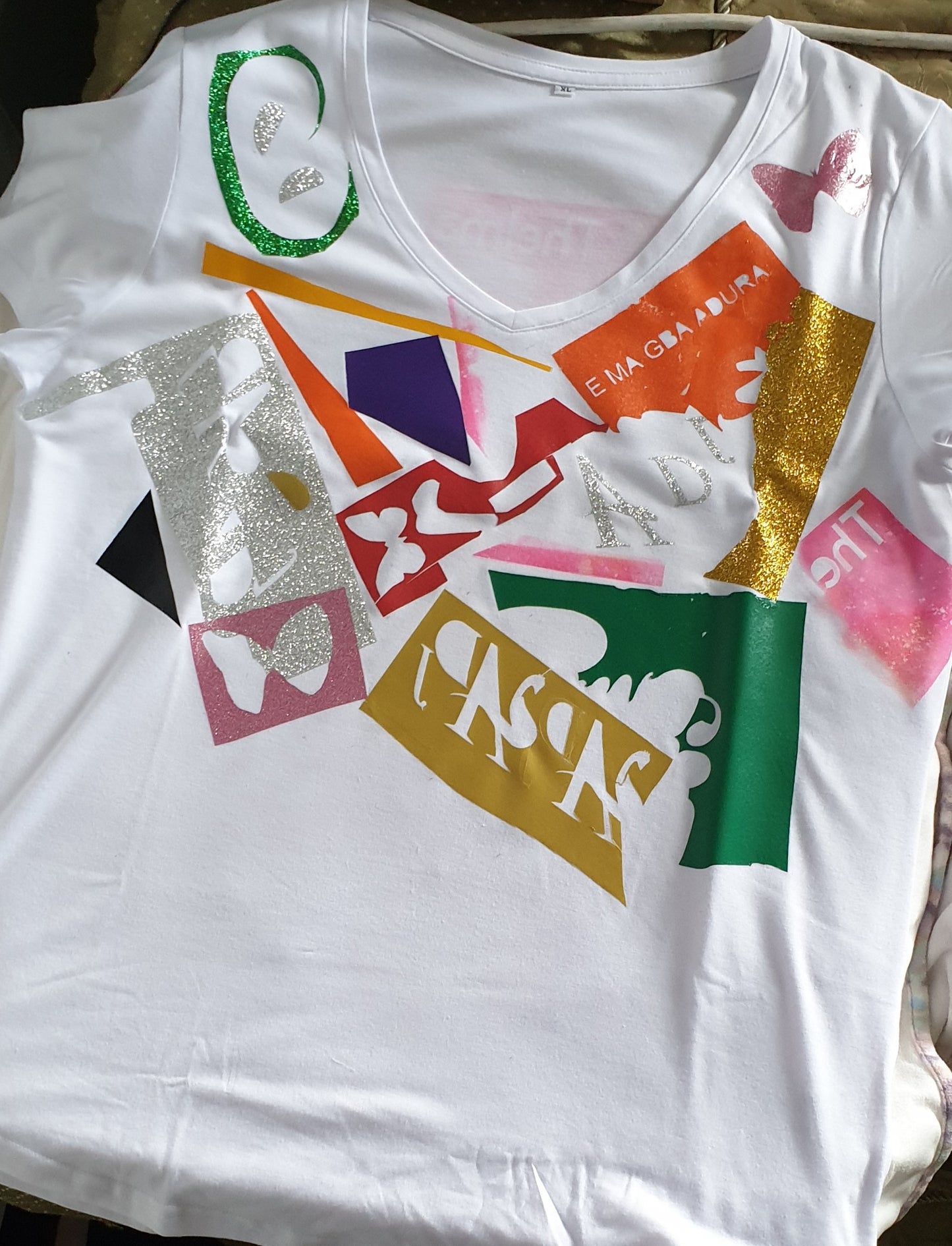 THELMA CUSTOM ARTISAN ABSTRACT T SHIRT