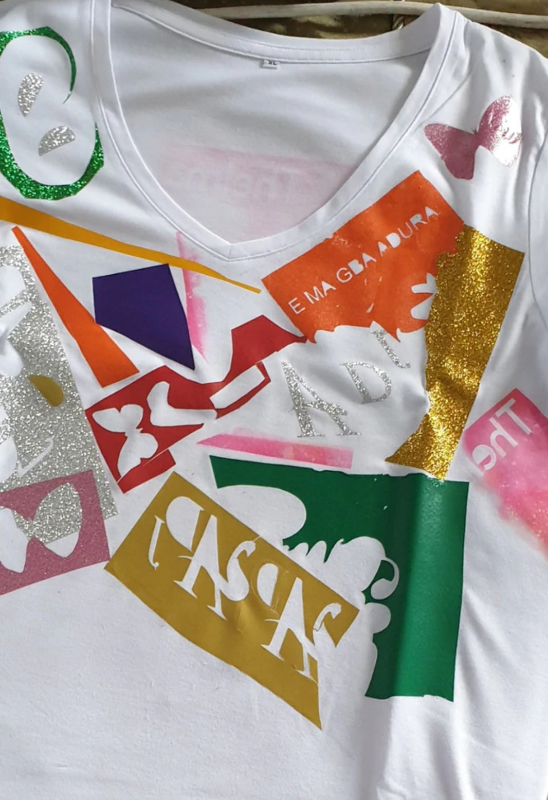 THELMA CUSTOM ARTISAN ABSTRACT T SHIRT