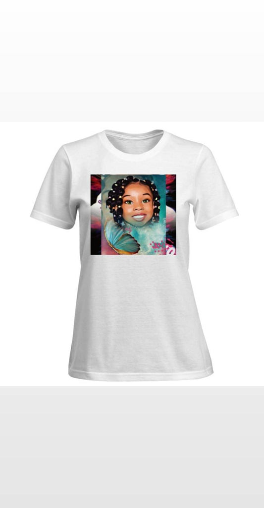 SUBLIMATION BUTTERFLY DESIGNER KIDS T SHIRT