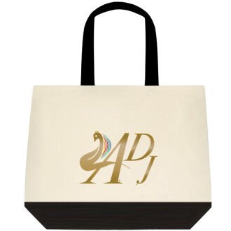 GOLD ADJ LONDON DESIGNER TOTE BAG