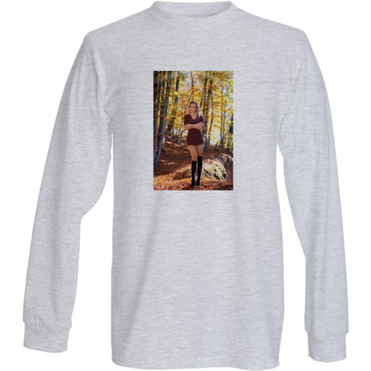 LONE WOMAN IN WOODS LONG SLEEVE
