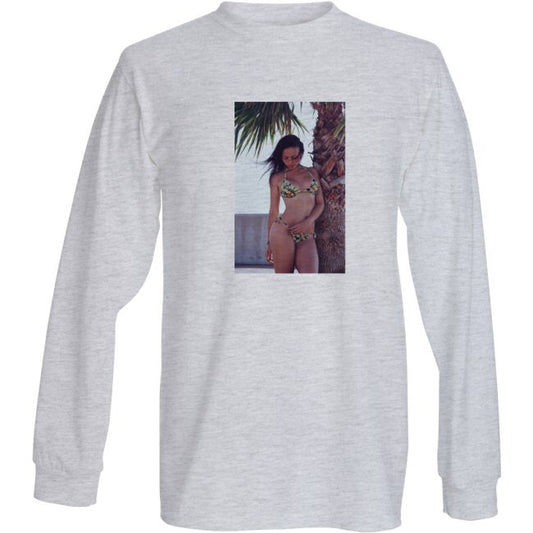 BIKINI PALM TREE LADY LONG SLEEVE