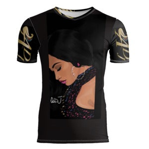 DARK CHOCOLATE DESIGNER SLIM FIT T-Shirt